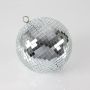Discokugel GLIX mit Echtglasfacetten, Ø 20cm, silber
