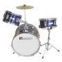 Schlagzeug für Kinder BLUE ANGEL ESSENTIAL, 3-teilig, blau