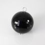 Discokugel NOIR mit Echtglasfacetten, Ø 20cm, schwarz