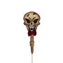 Halloween Totenkopf Bodenstecker LUMPY, LEDs, 87cm