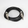 Klinken Kabel, 6,3 mm, stereo, 3 m, schwarz, ROAD