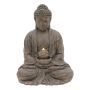 Gartenbrunnen Buddha SIKHI mit LEDs und Pumpe, 52x65x87cm