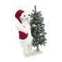Eisbär LORENZ mit beschneiter Tanne, weiß, 105cm