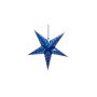 Weihnachtsstern SAPHIRA aus Papier, blau, 50cm