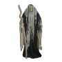 Halloween Hexe WALPURGA mit Stock, Sound- und Bewegungsfunktion, LEDs, 153cm