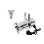 Silberner PAR-20 Spot mit LED Leuchtmittel 230V / 6W / Sockel E-27 LED / 6500K
