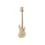 E-Bass FOREAL mit Stahlschutz, vintage gelb blond