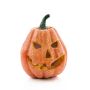 Halloween Kürbis BONZO mit Gesicht, orange, Ø15cm