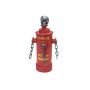 Halloween Hydrant SPRINKY mit Totenkopf, schauriges Lachen, Bewegungsfunktion, LED, 28cm