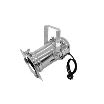 PAR-46 Scheinwerfer ERIU 230V / 80W, Sockel E-27, mit Netzkabel, alu