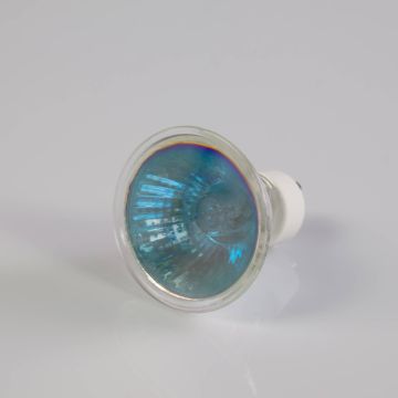 Halogen Leuchtmittel 230V / 50W für Deckenleuchten, Sockel GU-10, grün, 25°