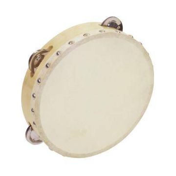 Tamburin HOLLOW mit 4 Schellenpaaren, Holz, 20cm Tamburin HOLLOW mit 4 Schellenpaaren, Holz, 20cm