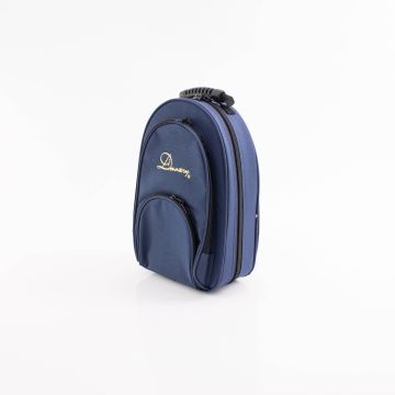 Rucksack für Klarinetten mit Böhmischen System, blau - Ranzen für Klarinette