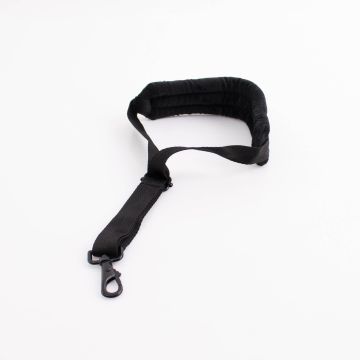 Saxophon Schultergurt, schwarz - Tragegurt für Saxophone