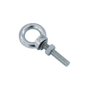 Ringschraube mit M10-Gewinde, max. Last BGV C1 (8-fach) 500kg, silber
