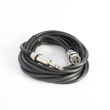 Adapterkabel XLR female auf Klinke stereo, 0,9 m schwarz