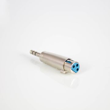 XLR Adapter, female XLR auf 6,35 mm male Klinke, stereo
