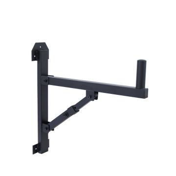 Wandhalterung für Boxen mit M35 Zapfenaufnahme, Maße 11,5cm x 52cm x 52cm, max Belastung 25kg, schwarz