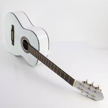 Konzertgitarre FIDEL, 4/4, weiß