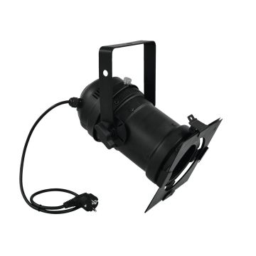 PAR-46 Scheinwerfer CIGFA 230V / 90W für Entladungslampen, Sockel E27, mit Netzkabel, schwarz