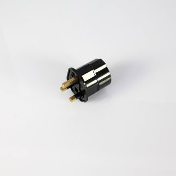 Stromstecker Adapter EU zu UK 13A, schwarz
