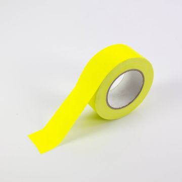 Gaffa Tape neongelb, uv-aktiv, 50mm x 25m, wasserabweisend Gaffa Tape neongelb, uv-aktiv, 50mm x 25m, wasserabweisend