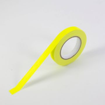Gaffa Tape neongelb, uv-aktiv, 19mm x 25m, wasserabweisend