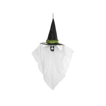 Halloween Schauriges Gespenst Hexenhut KASSANDRE mit Bewegungs- Soundfunktion, LEDs, 60x35x110cm Halloween Schauriges Gespenst Hexenhut KASSANDRE mit Bewegungs- Soundfunktion, LEDs, 60x35x110cm