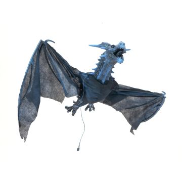 Halloween Drache MONZA mit Bewegungs- Soundfunktion, LEDs, 120cm Halloween Drache MONZA mit Bewegungs- Soundfunktion, LEDs, 120cm