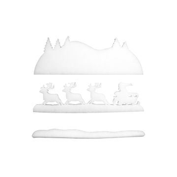 Winterlandschaft Fensterbild RALF aus Vlies, schwer entflammbar, 60x21cm - MADE IN GERMANY Winterlandschaft Fensterbild RALF aus Vlies, schwer entflammbar, 60x21cm - MADE IN GERMANY