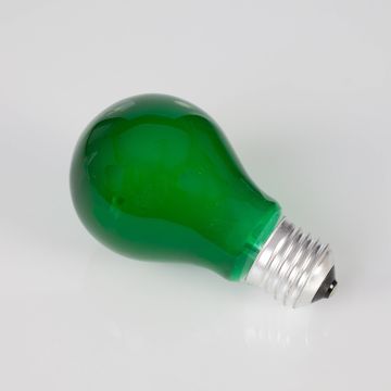 Farbleuchtmittel A19 230V / 40W zur Partybeleuchtung, Sockel E-27, grün