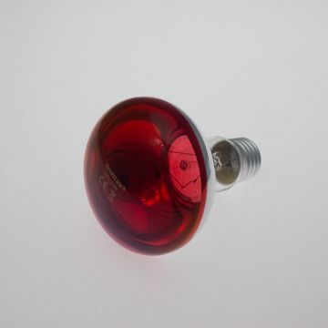 Farbige Lampe R80 230V / 60W zur Partybeleuchtung, Sockel E-27, rot 
