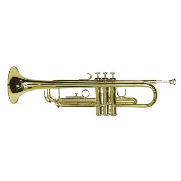 Trompete LOUIS, B Trompete, gold - klassische Trompete für Einsteiger