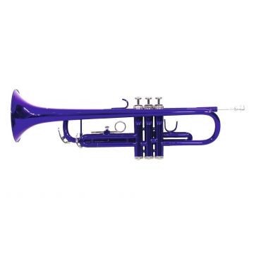 Trompete LOUIS, B Trompete, blau - klassische Trompete für Einsteiger