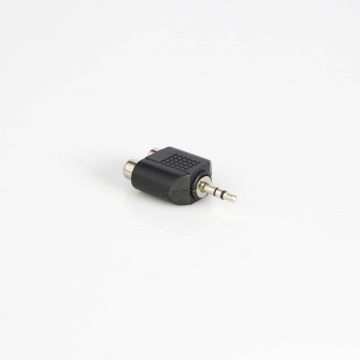 Cinch Adapter, 2 x female Cinch auf 3,5 mm stereo Klinke, 10 Stück