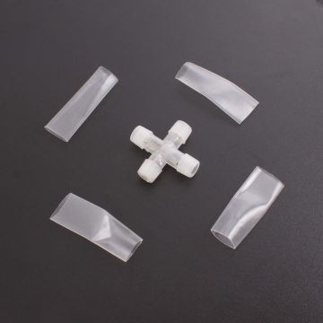 Kreuz-Verbinder für Lichtschläuche Ø 13mm, 1 Stück