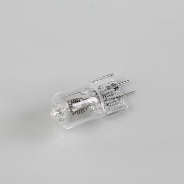 Halogen Studiolampe mit 6,35 mm Stiftsockel 120V / 300W, Sockel GX-6,35, 3200K, 75h, weiß