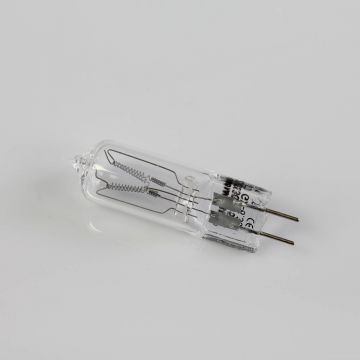 Halogen Studiolampe mit 6,35 mm Stiftsockel 230V / 150W, Sockel GX-6,35, 2750K, 15h, weiß