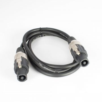 Lautsprecher Kabel Speaker, 2 x 2,5 mm², 1,5 m, schwarz