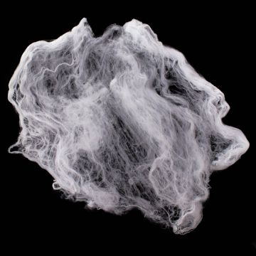 Halloween Spinnennetz / Spinnweben FORMIA, weiß UV-Aktiv, 50g
