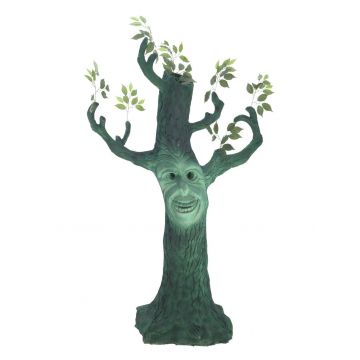 Halloween Geisterbaum YORRICK mit Gesicht und Blättern, 170cm