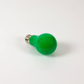 LED Lampe A60 230V / 3W, Sockel, E-27, grün