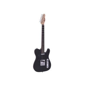 E-Gitarre IKARUS mit Palisander Griffbrett, schwarz