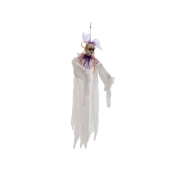 Halloween Horror Puppe OBSIDIA, weiß, 90cm
